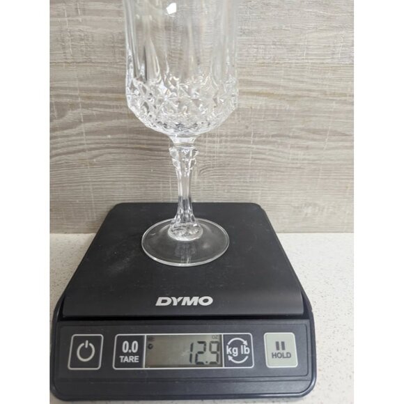 Six Vintage Cristal d'Arques-Durand Longchamp Crystal Wine Glasses - Picture 7 of 7